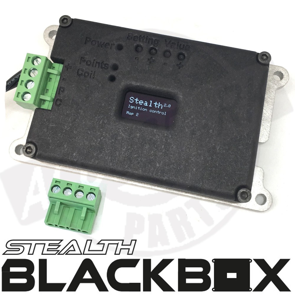 AccuSpark Black Box IIProgrammable distributor advance and rev-limiter