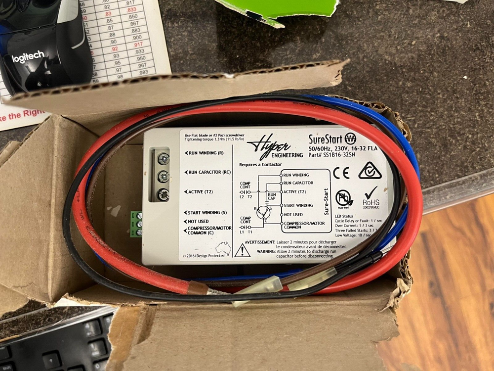 Hyper Engineering SureStart SoftStarter 32A SS1B16-32SN