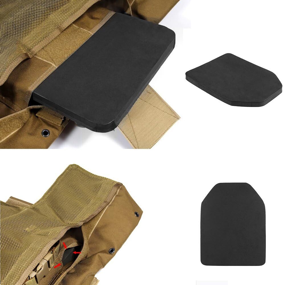 2 Pack EVA Foam Plate Carrier Vest Armor Plates for Airsoft Game Paintball Game