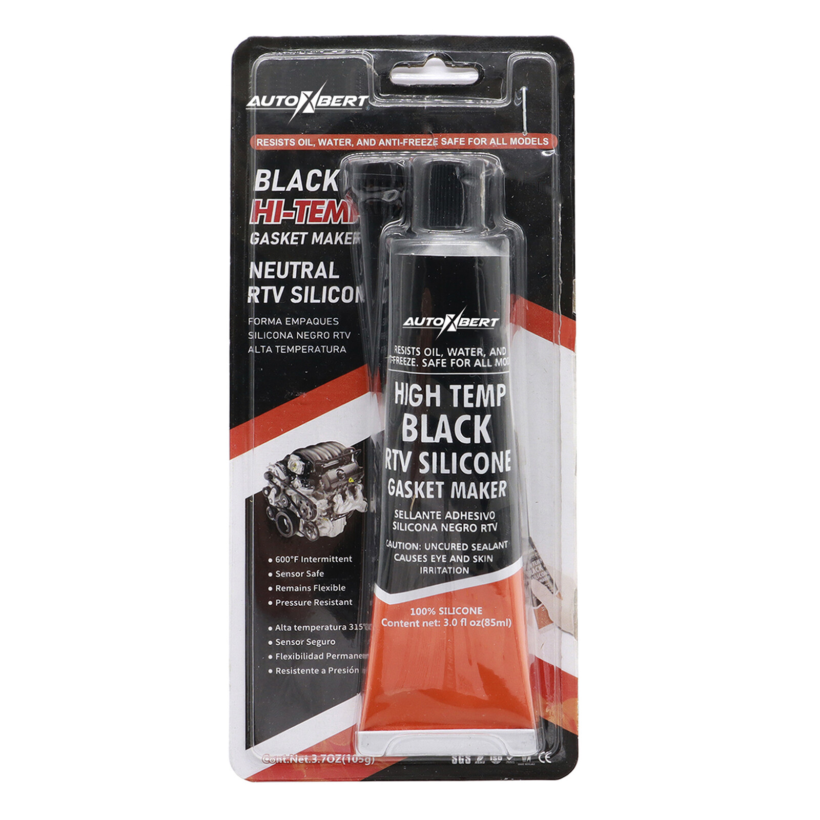 For Engine Valve Cover RTV Silicone Gasket Sealers Maker High Temp Sealant 3.7oz