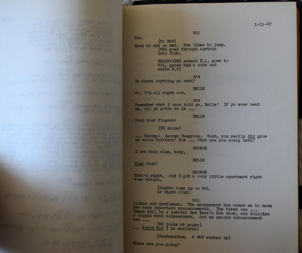 1962 "Little Me" Original Final Screenplay Script