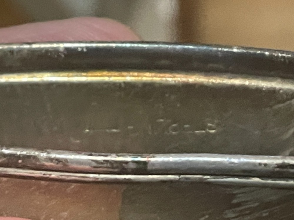 Sterling Silver Napkin Ring engraving 10g
