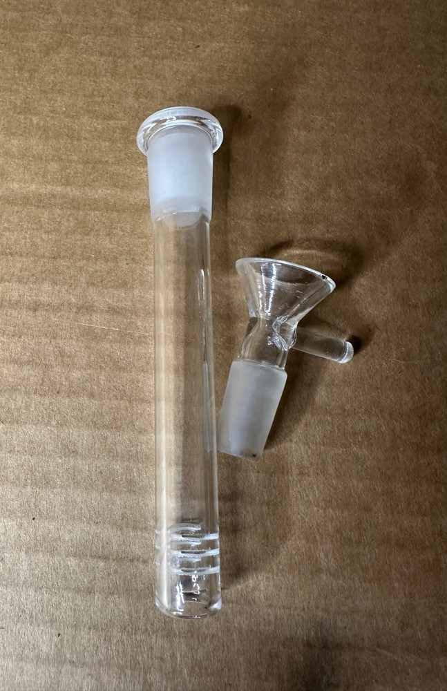13″ Compton Glass Beaker Bong, Water Pipe Grinder Combo
