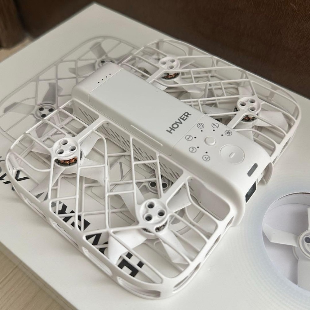 Hoverair X1 Smart Drone White Compact Portable Ai-powered Gesture Control