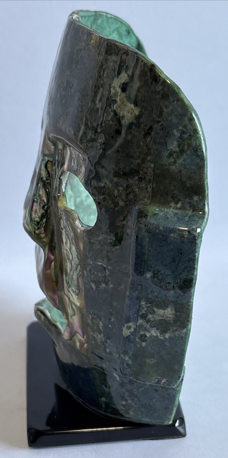 Mexican Art Mayan Aztec Mother Pearl Turquoise Abalone Burial Death Mask