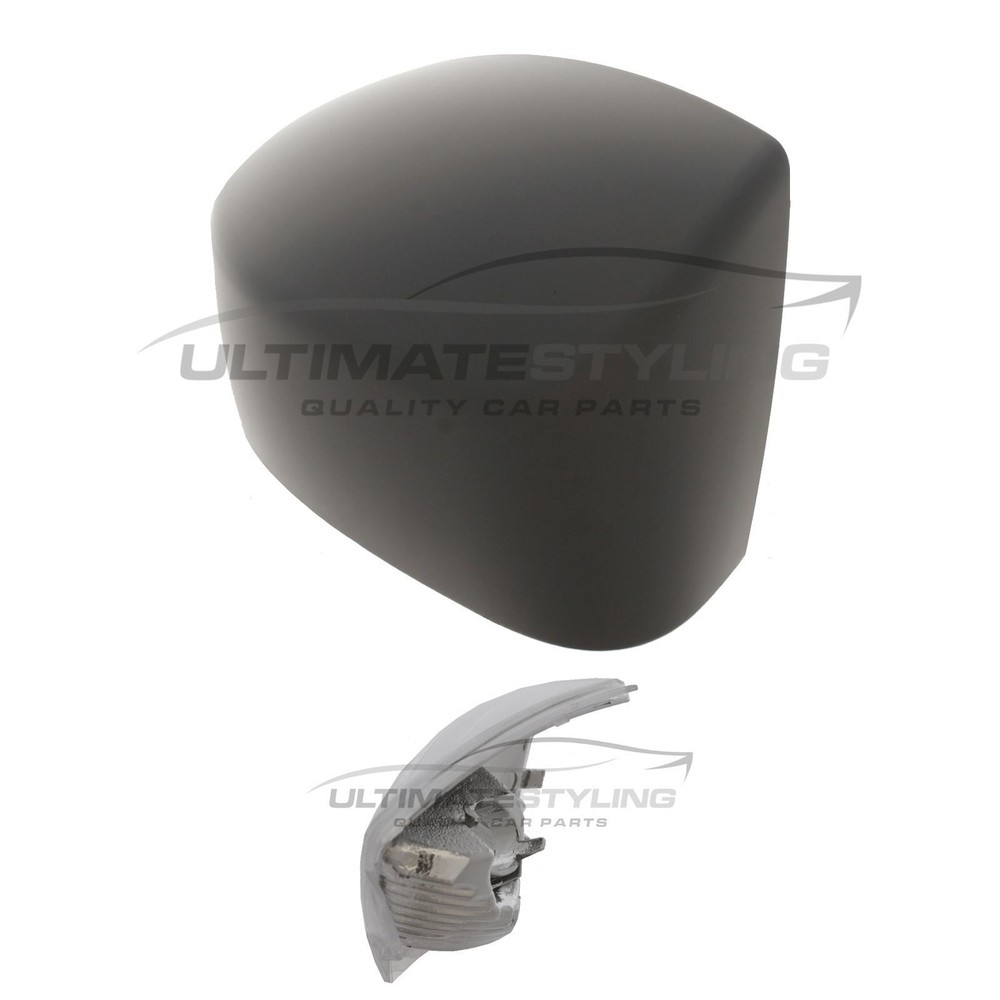 Wing Mirror Cover & Clear Indicator Ford C-Max 2010-2019 Primed Drivers Side