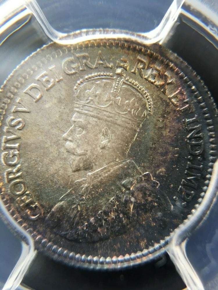 1912 PCGS Graded Newfoundland ¢5 Five Cent, **MS-66** #4107