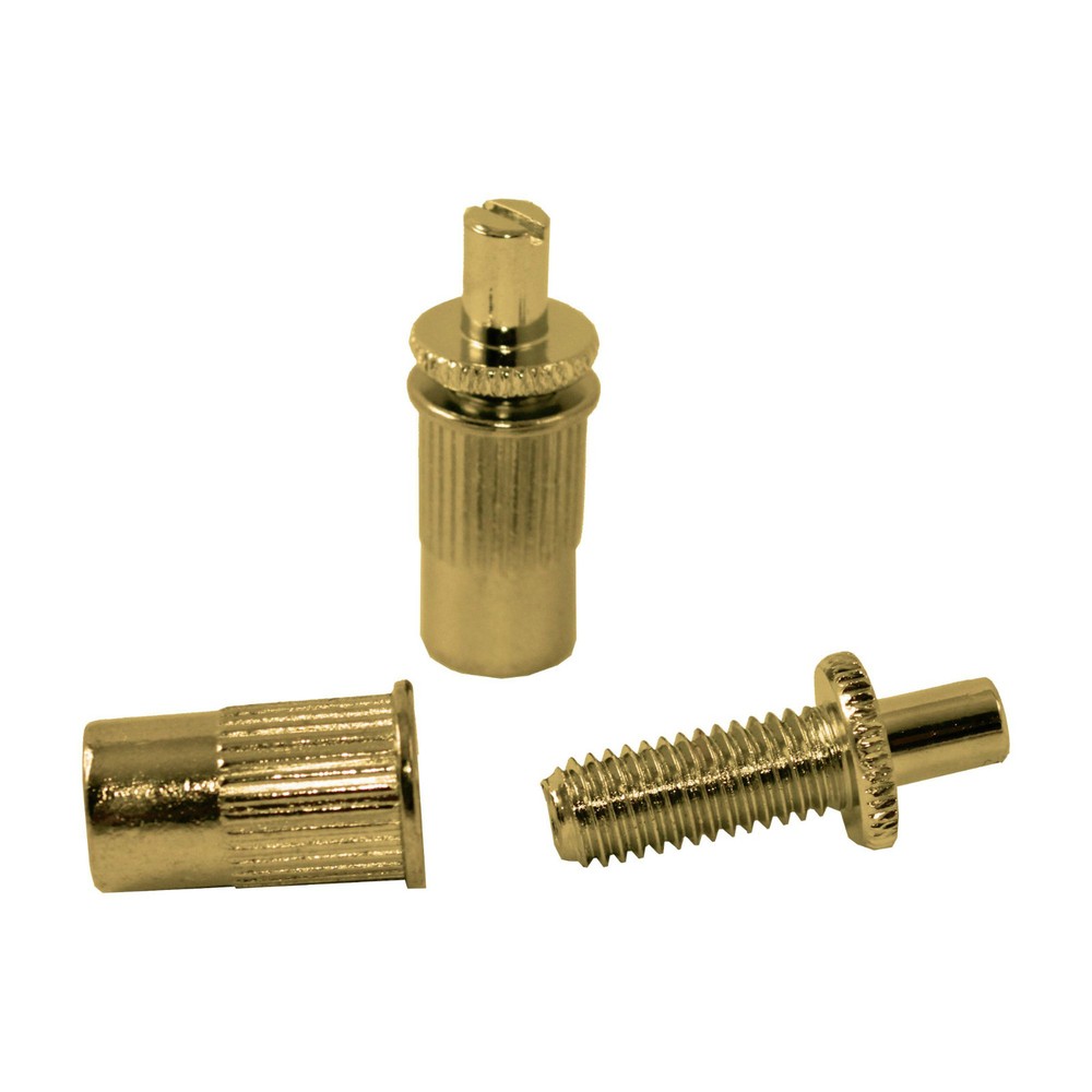 Bridge Roller Post Style 6 String Gold 52mm spread 080636GD