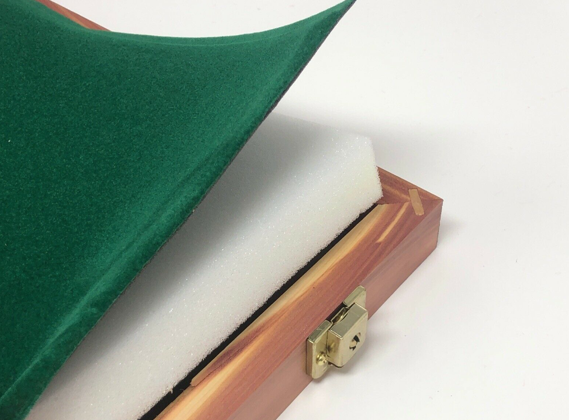 Cedar 9 x 12 x 2 Wood Display Case for Arrowheads Knives Collectibles Coins