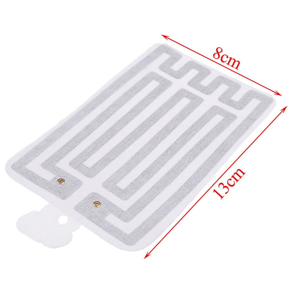 2PCS 8×13CM Flexible Soft Electric Heating Sheets without Wires Replacement Kit