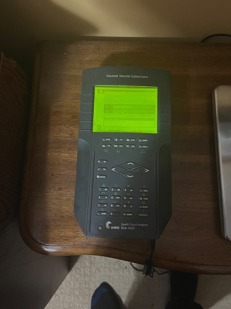 JDSU SDA5000 SDA-5000 Reverse Sweep PathTrak Fieldview QAM Analyzer