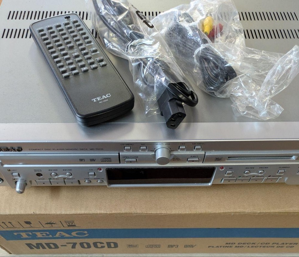 [FINAL MD MODEL] TEAC MD-70CD CD MD COMBO DECK COLLECTIBLE JAPAN