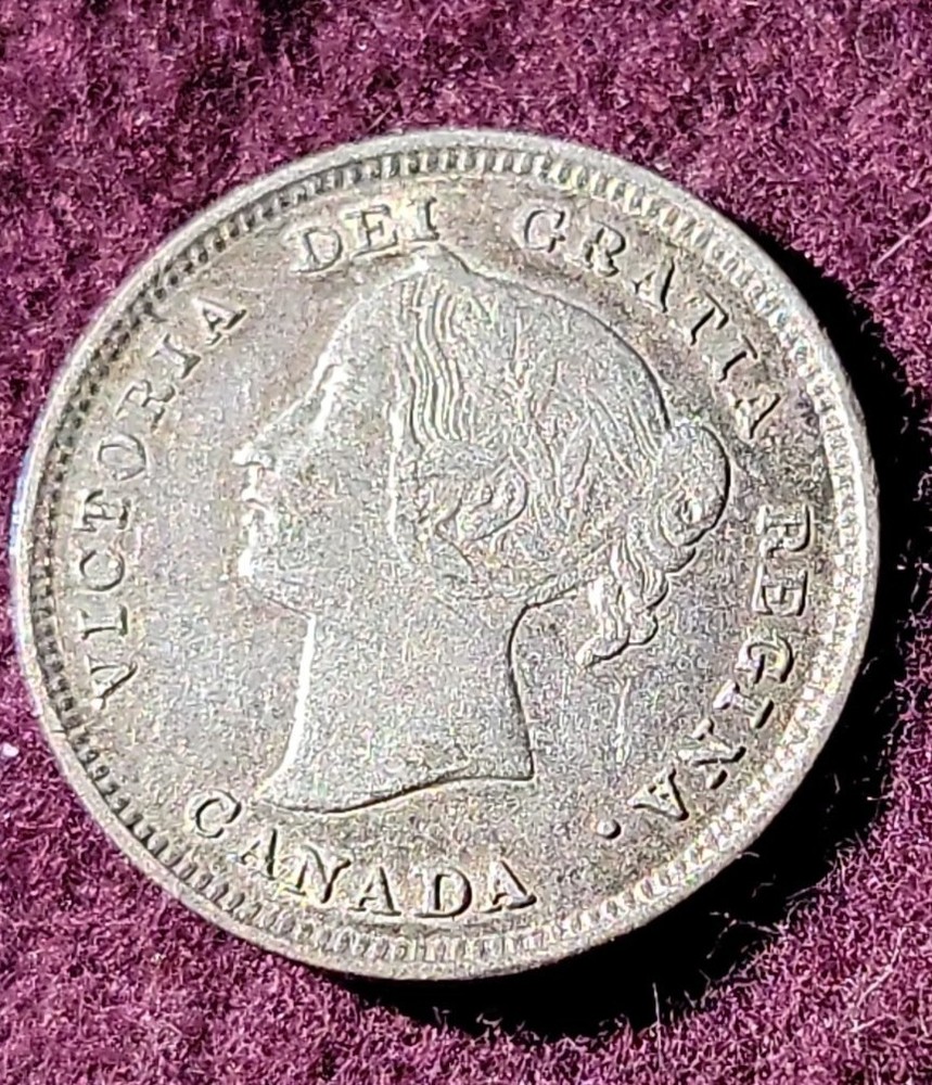 1892 Canada 5 cent silver - Solid XF stk#K954