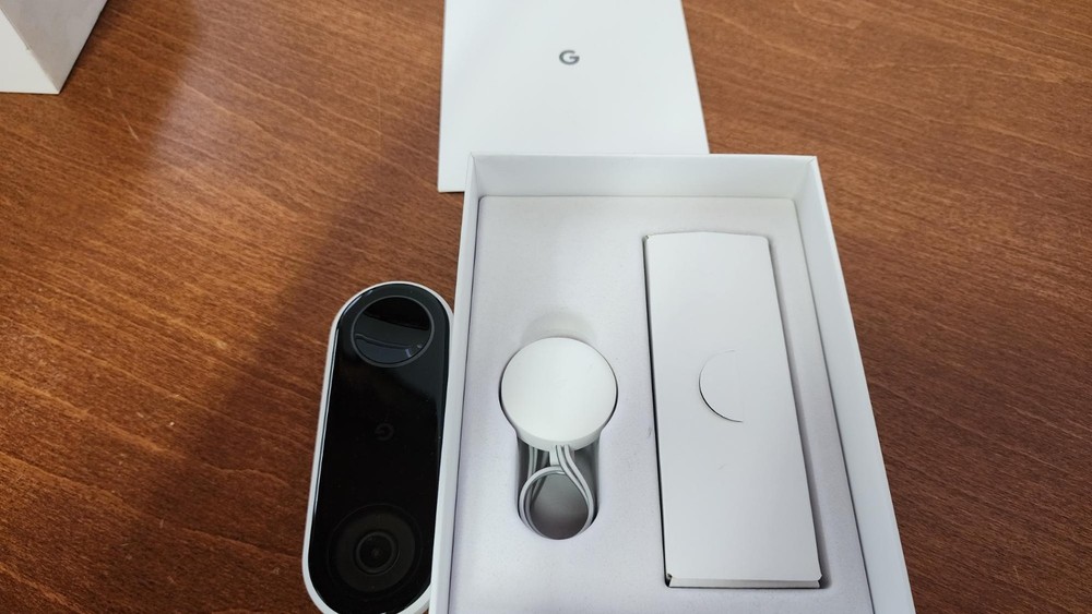 Google Nest Doorbell, Wired - Snow