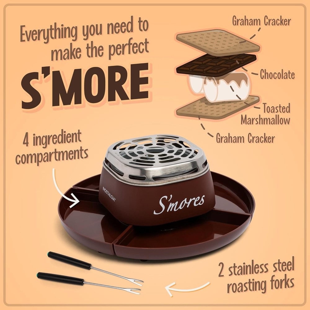 Electric Indoor Smores Maker Set