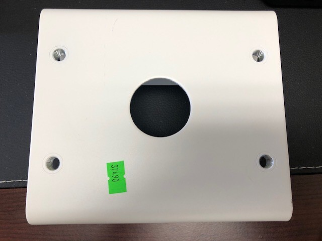 Hanwha SBP-300PMW Pole Mount Adapter (White)