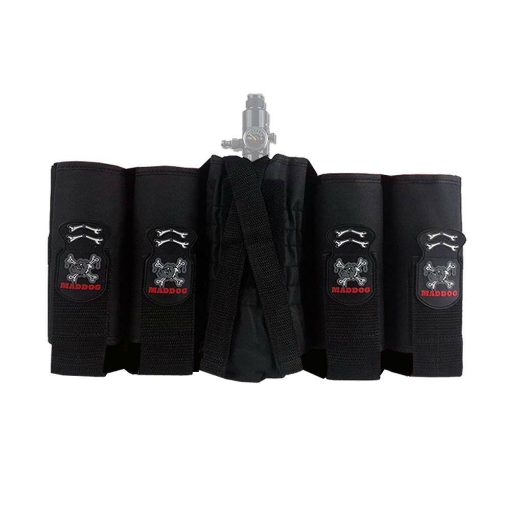 Maddog 4+1 Vertical Paintball Harness Black