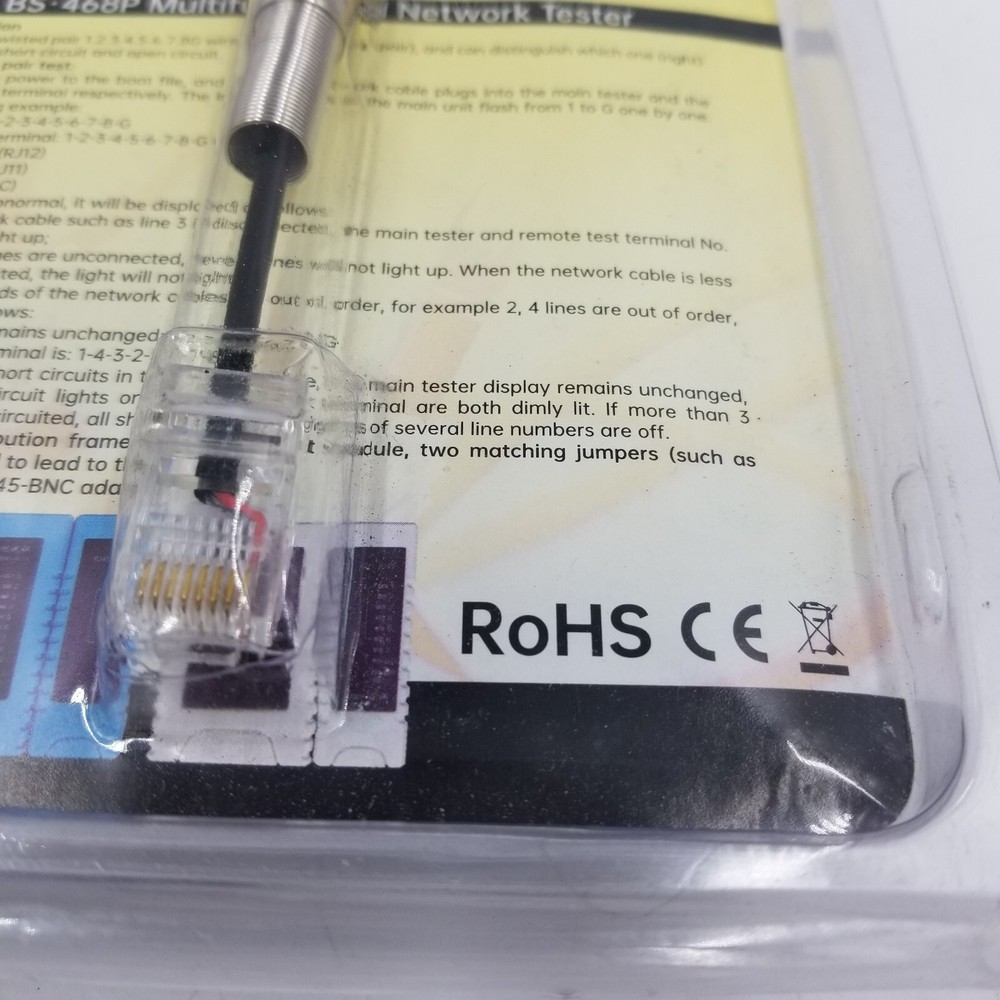 Network LAN Cable Wire Tester & PoE BS-468P Multifunctional Network Tester