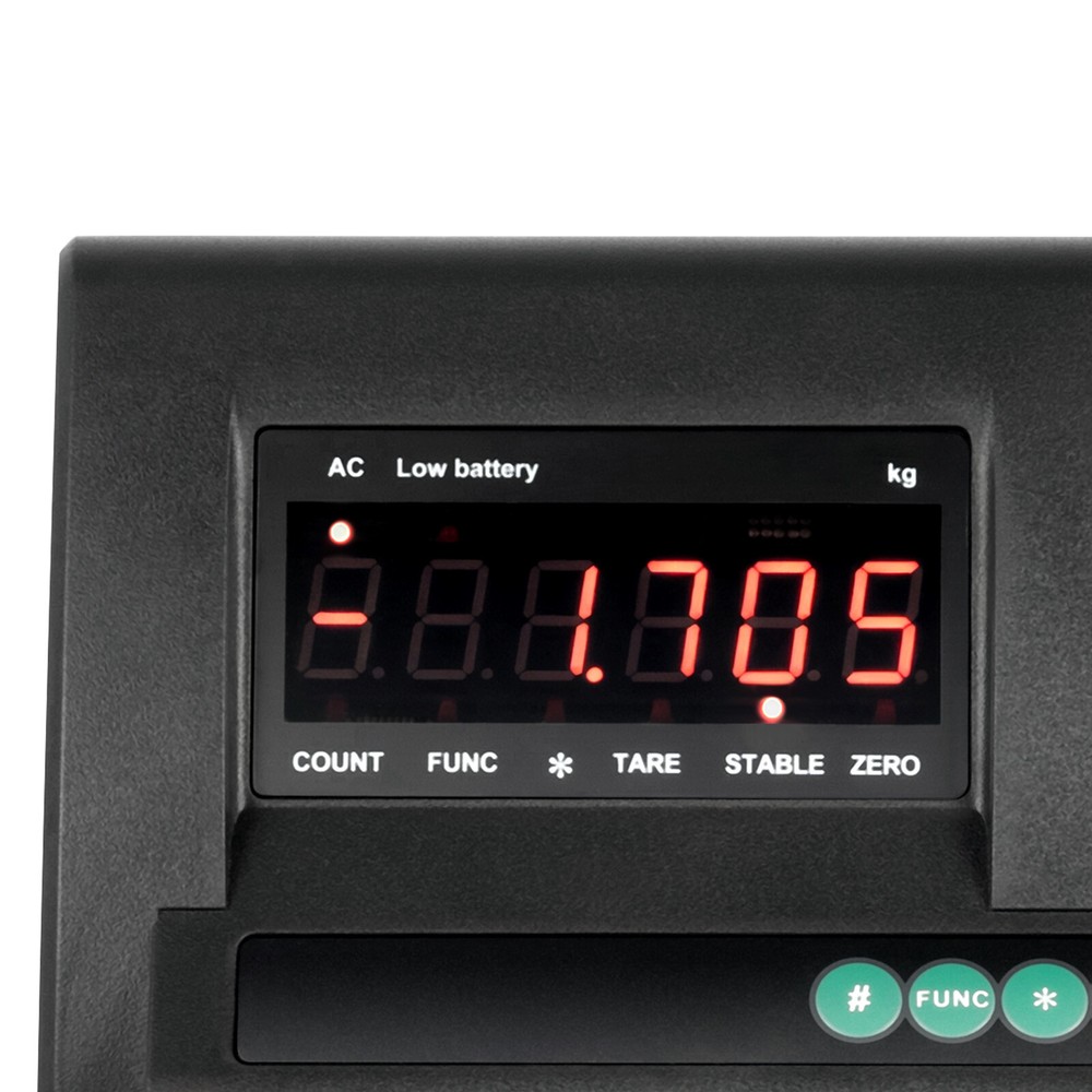 2.5 Ton/5000lbs Weigh Indicator Platform Scale Cattle Hogs Precision Load Cell