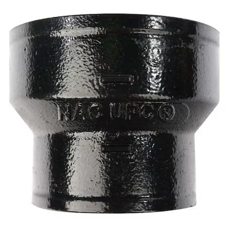 Reducing Coupling Short Increaser Reducer, 4" X 5" Pipe, Female Socket, Cast