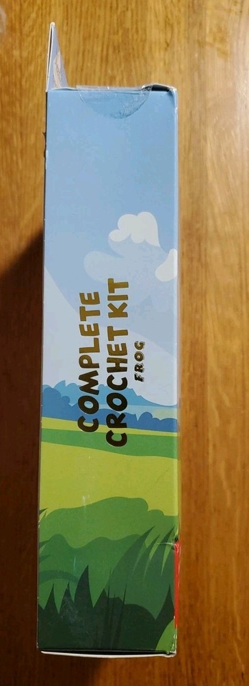 Needle Creations Complete Crochet Kit DIY Easter Frog Intermediate Skill Level