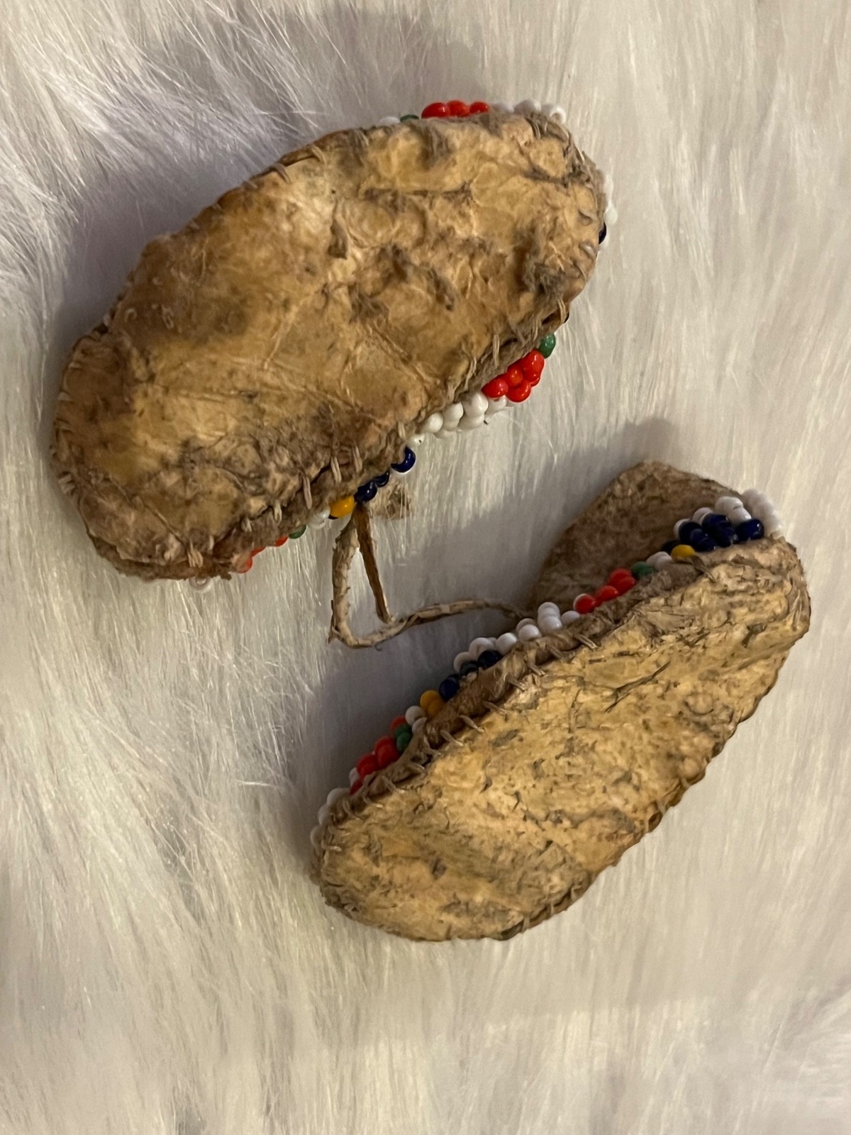 Old Beaded Baby Moccasins