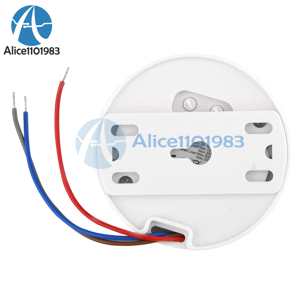 AC85-265V Infrared PIR Motion Induction Sensor 360° Detection For Ceiling Light
