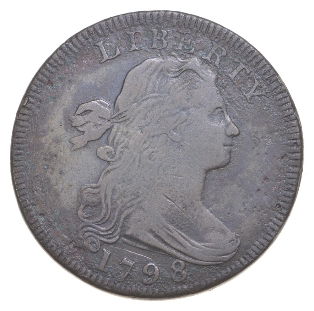 1798 Rev 96 Draped Bust Large Cent - S.155 *5562