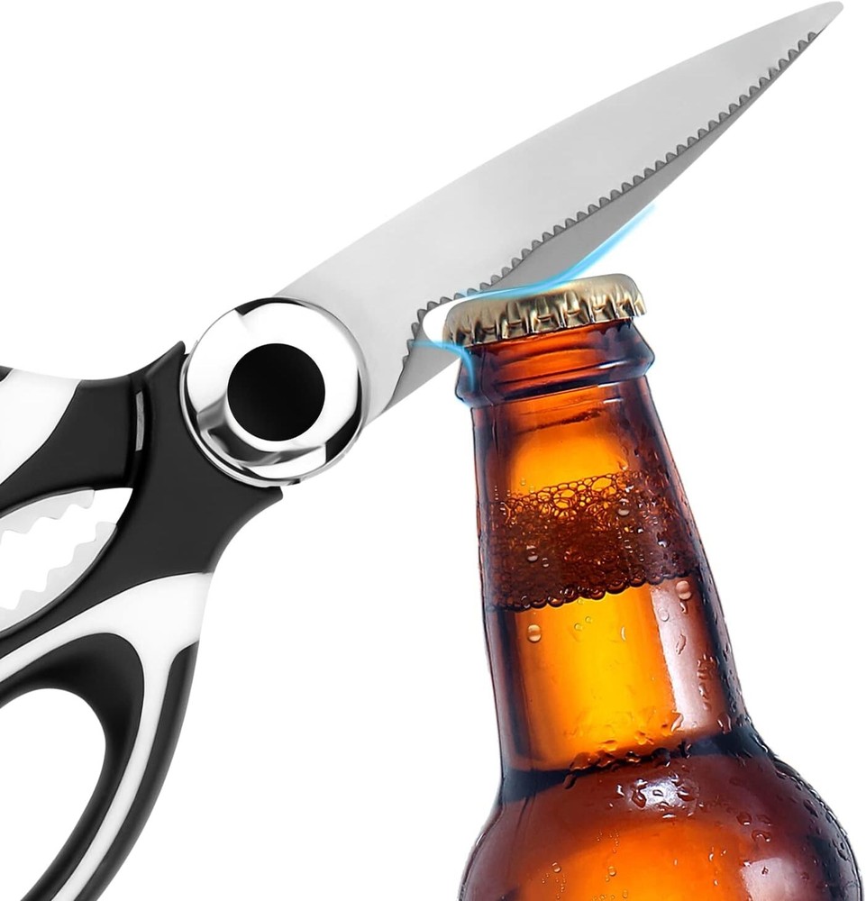 2-Pack Kitchen Scissors Heavy Duty Multi-Purpose Food Shears Dishwasher Safe