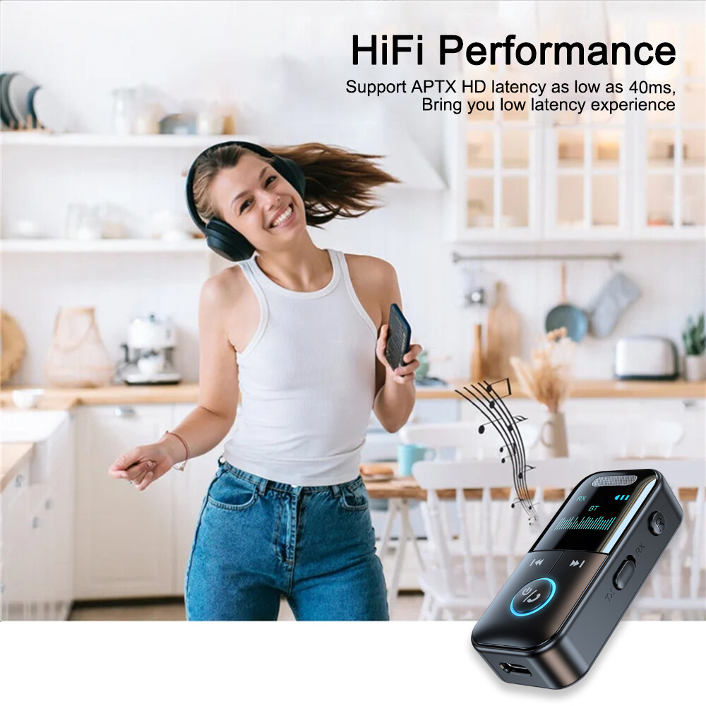 4IN1 Bluetooth 5.4 Receiver & Transmitter Wireless 3.5mm Aux Audio Adapter*