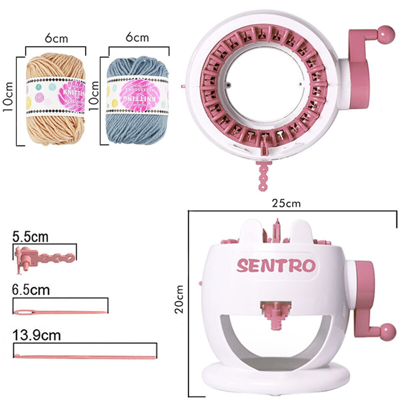 22 Needle Knitting Machine, Smart Weaving Loom Knitting Board Rotating