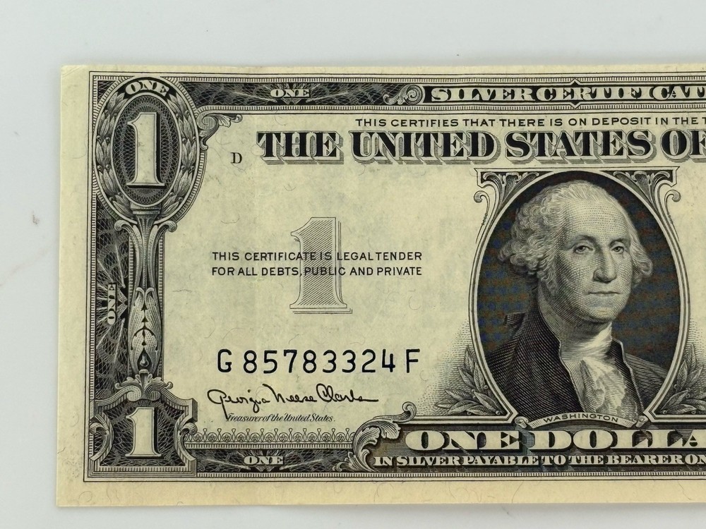 1935 D $1 Dollar Bill Note - Silver Certificate Blue Seal