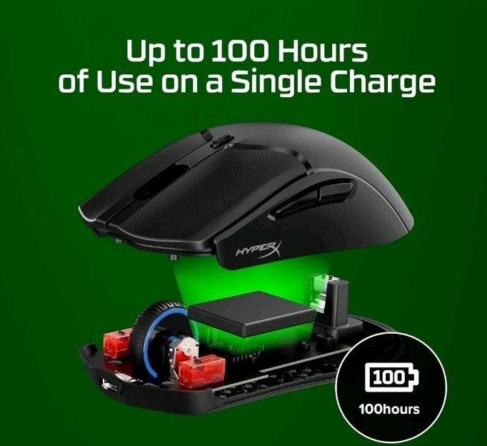 HyperX Pulsefire Haste 2 Mini Wireless White Gaming Mouse