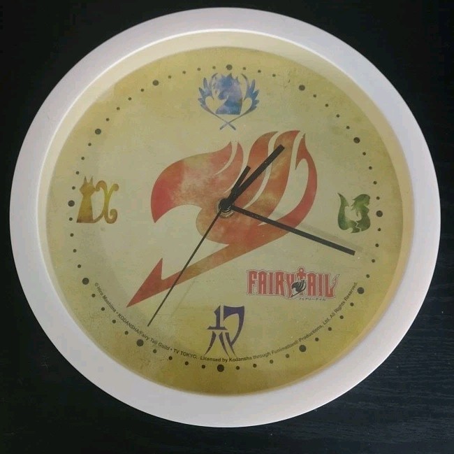 Fairy Tail Clock (Needs Batteries)