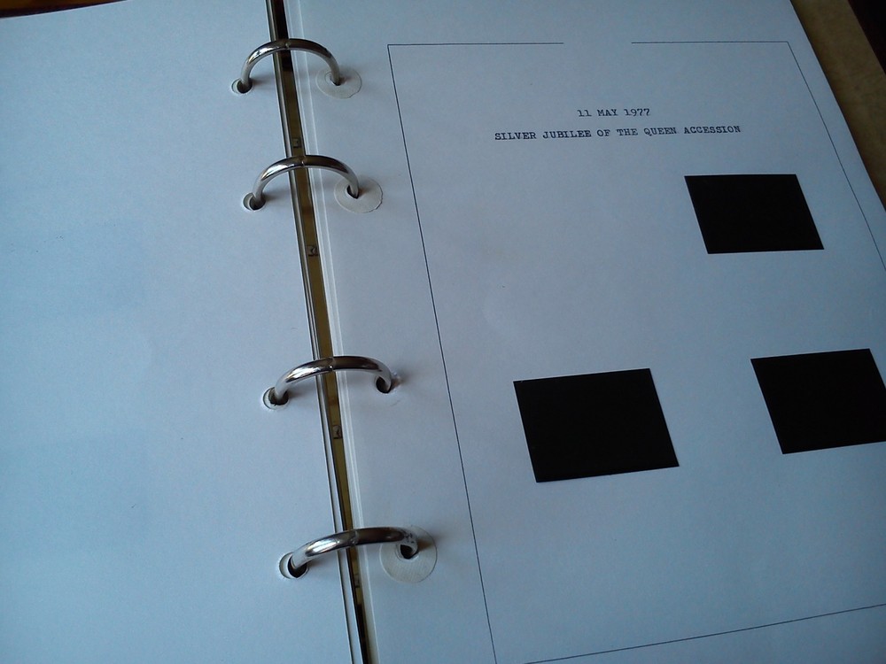 GB Standard Vol:II Stamp Album Folder EMPTY 30+ Sheets Ring Binder Vintage 1970s