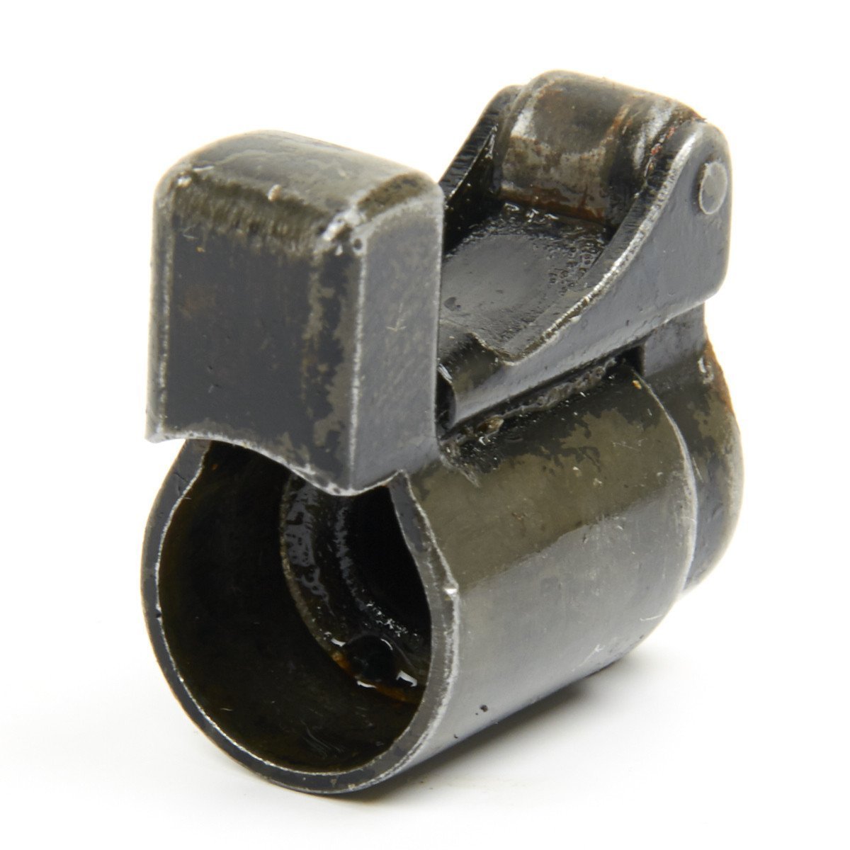 Original WWII Portuguese German Mauser Rifle Muzzle Cover- WWII Marked