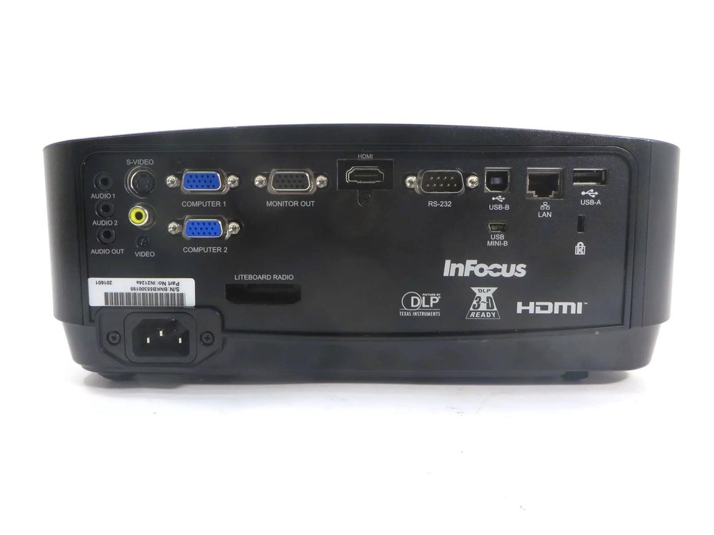 InFocus IN2124a DLP Projector - HDMI - Lamp runtime : 2810 hours