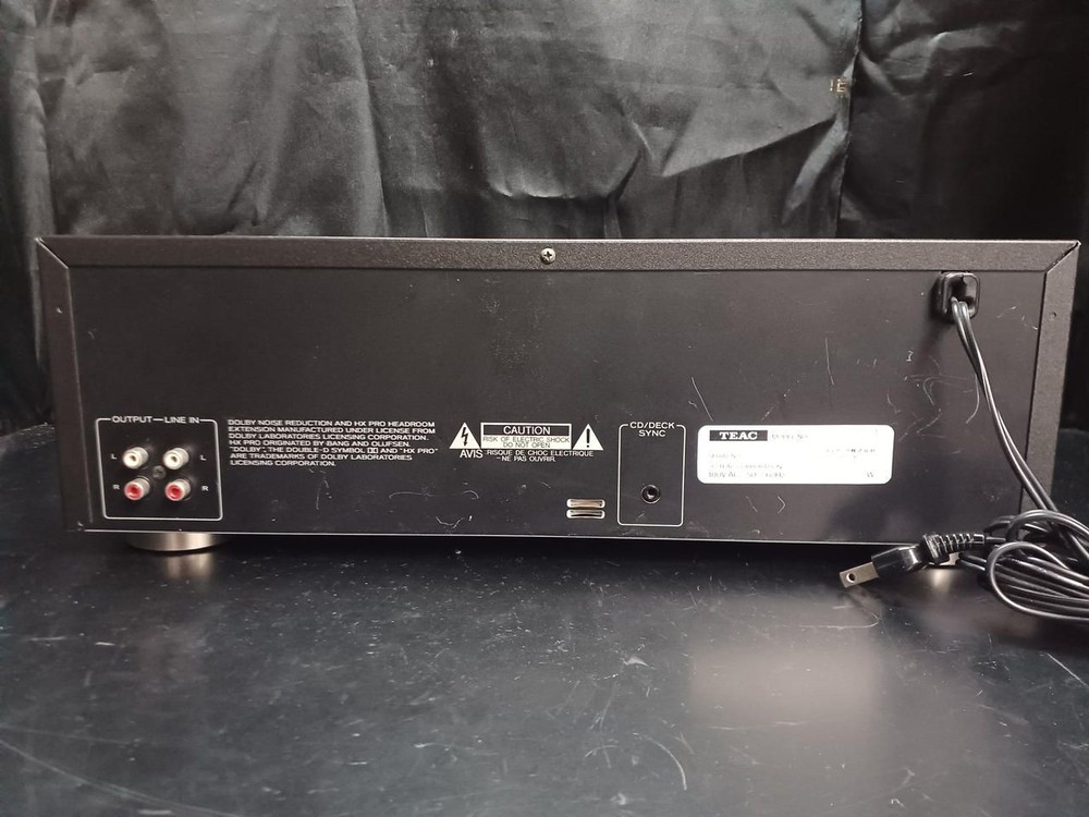 TEAC Cassette Deck W-6000r Junk Used