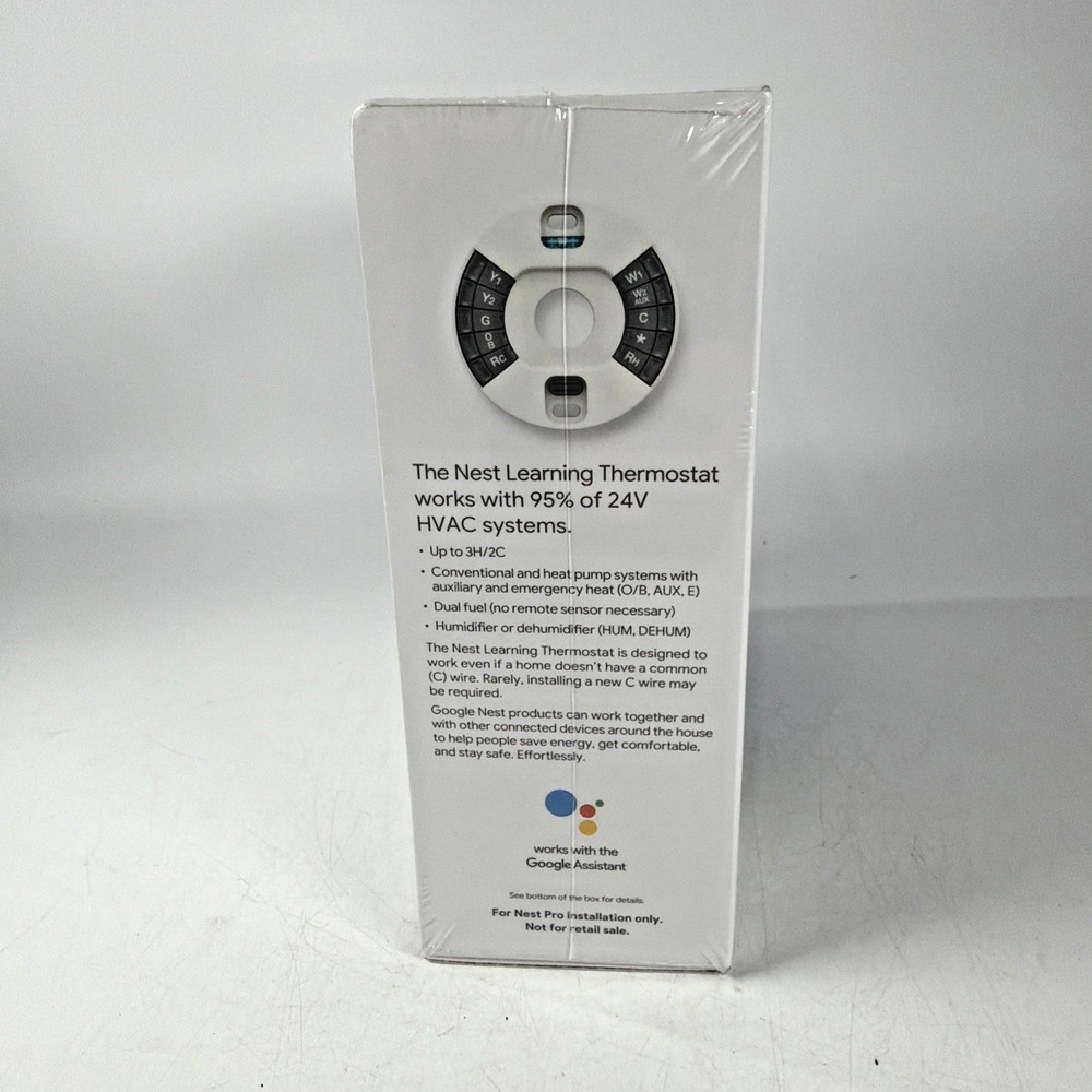 Nest 3rd Generation Programmable Thermostat T3008US - New - Sealed