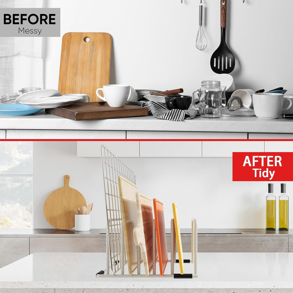 Cookie Sheet Organizer for Cabinet for Cutting Boards Baking Sheets, Cookie Pans