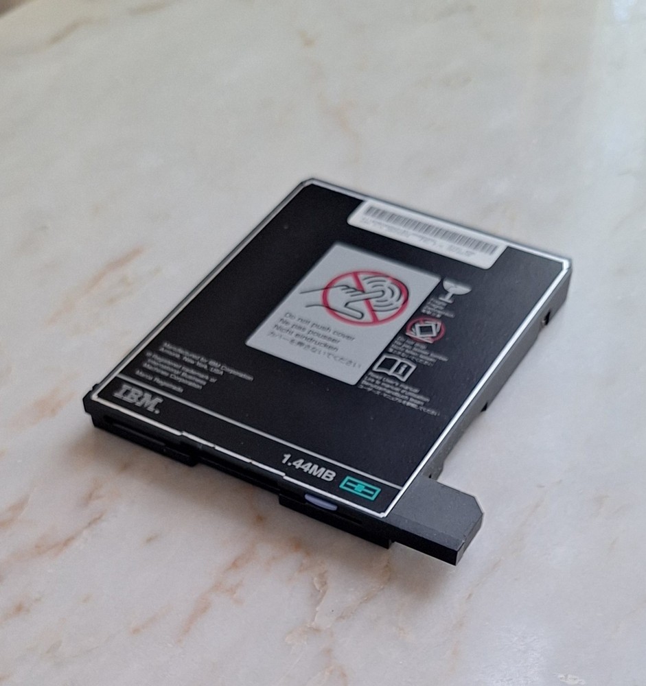 Used!  Technically no use !! IBM TEAC FD-05CSB ThinkPad Floppy Drive 1.44MB