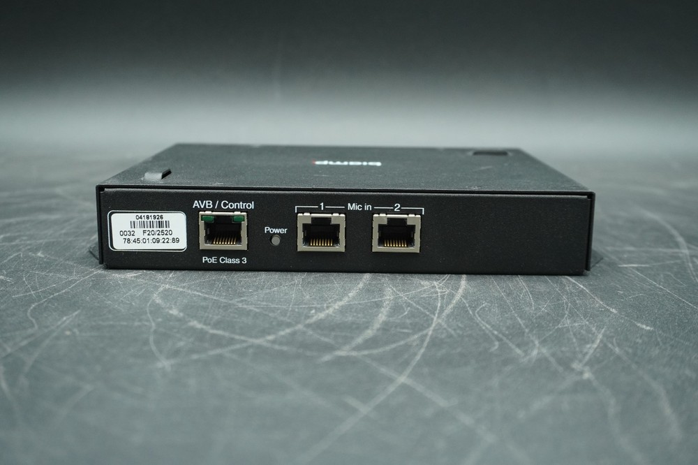 BIAMP Parle TCM-X AVB Interface Network Box *Tested*