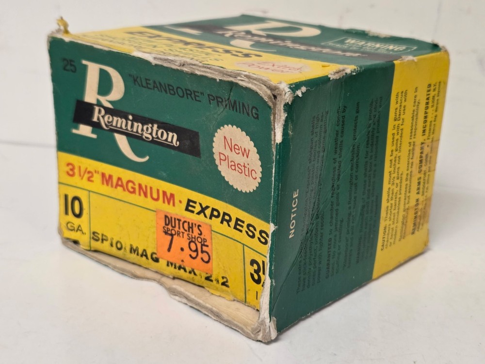 Empty Remington Express 10 Ga Shotgun Shell Box