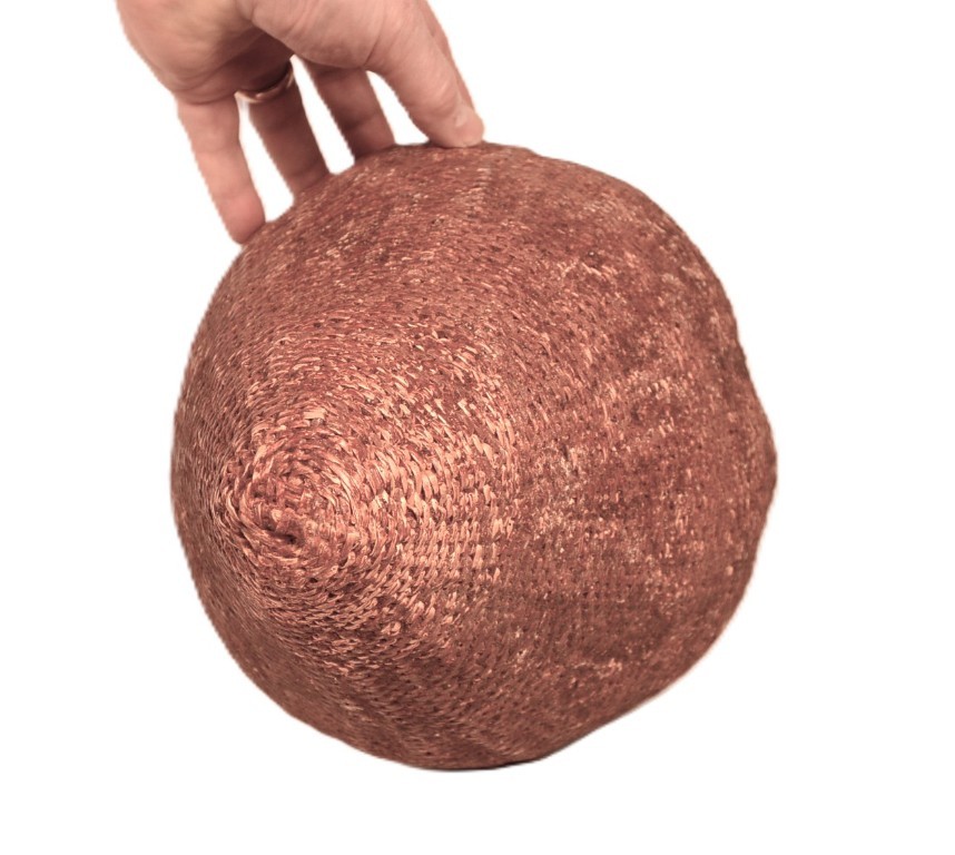 Paiute Pine Pitch Tus Basket ca. 1890 14.25" H x 9" D Hand Woven