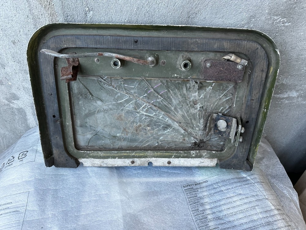 Tank T-72 window from the hardware