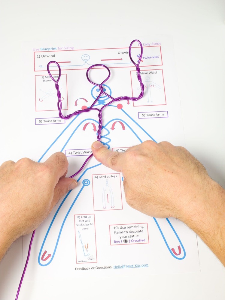 Twist Kits - DIY Creative Wire Statue Kits - Terry Twisty