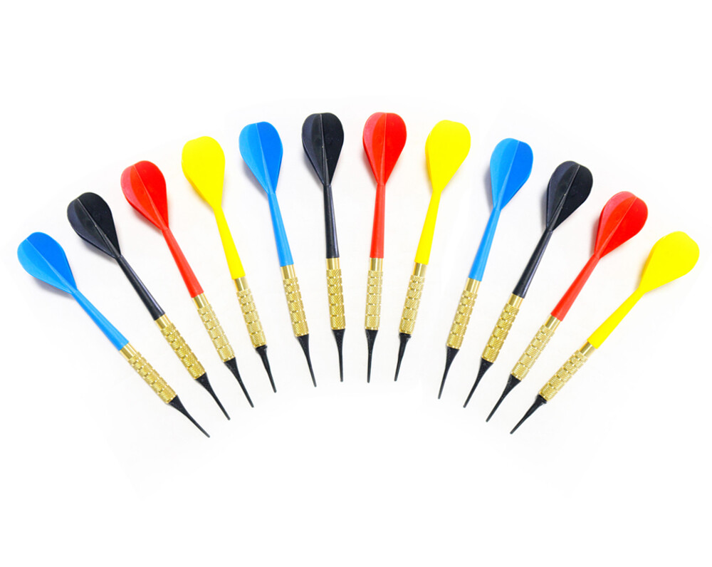 Arachnid Commercial Plastic Soft Tip Dart Set for Electronic Dartboards