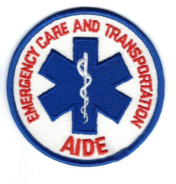 Emergency Care and Transportation Aide patch - NEW! *Clothback*