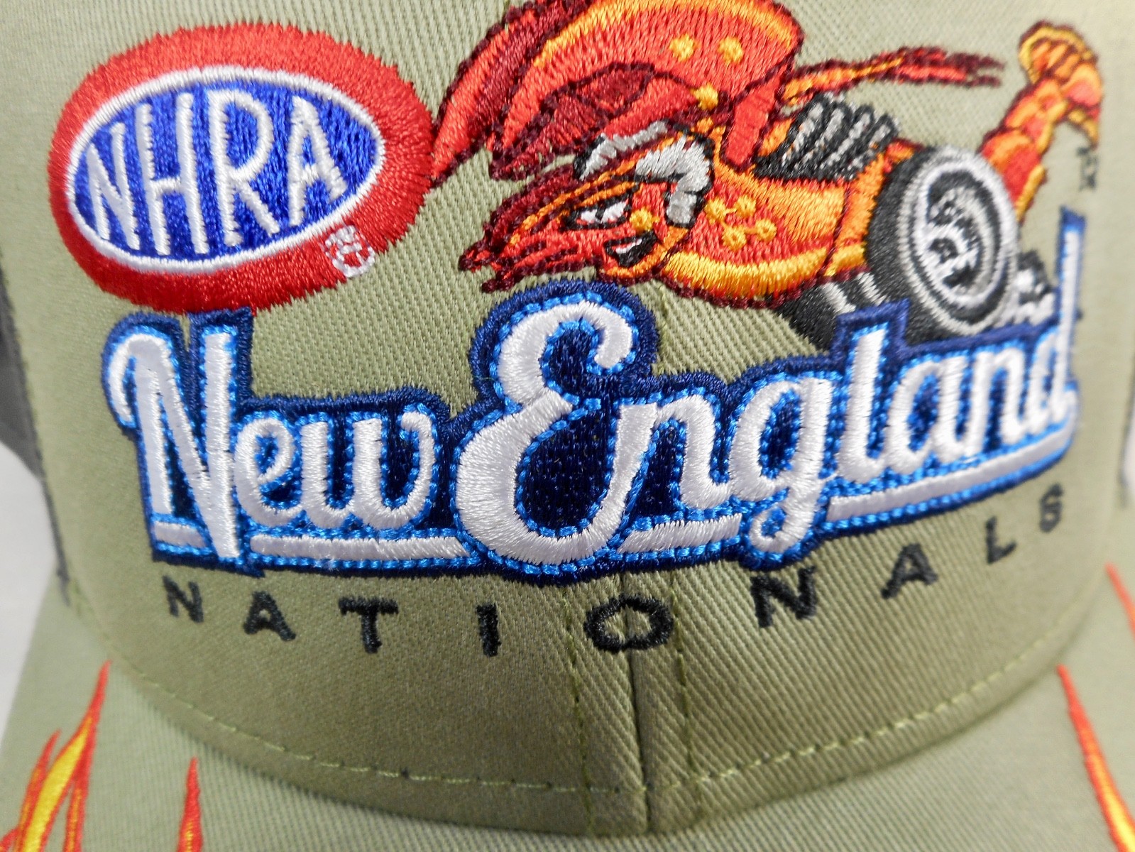 NHRA DRAG RACING OFFICIAL 2025 NEW ENGLAND NATIONALS EVENT HAT