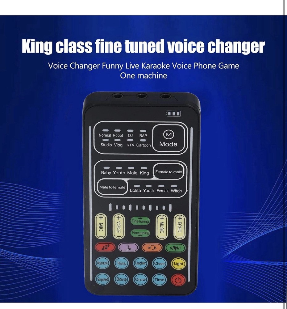 Sound Changer Lightweight Auditory Effects Box For Streamers And Content Maker